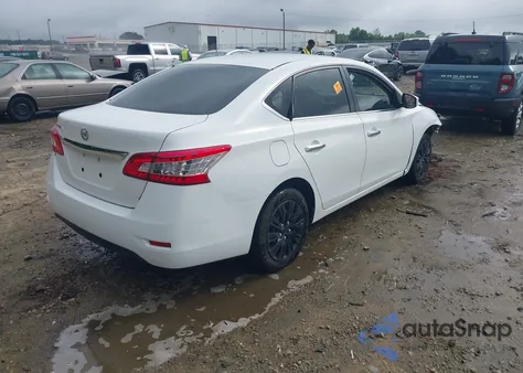 2015 Nissan Sentra S из США, поврежденный, VIN 3N1AB7AP0FY333657